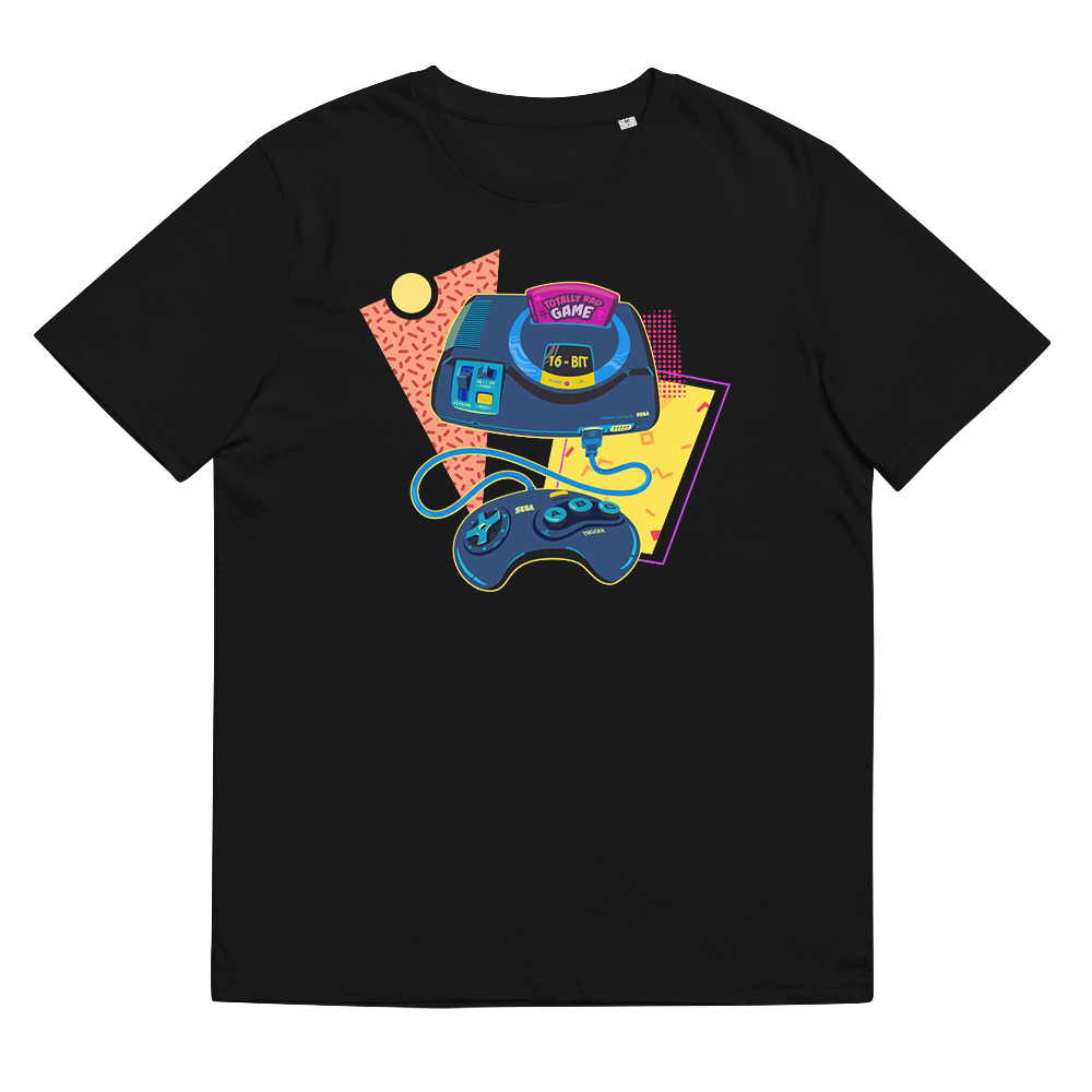 Camiseta 90’s Megadrive Color: Negro