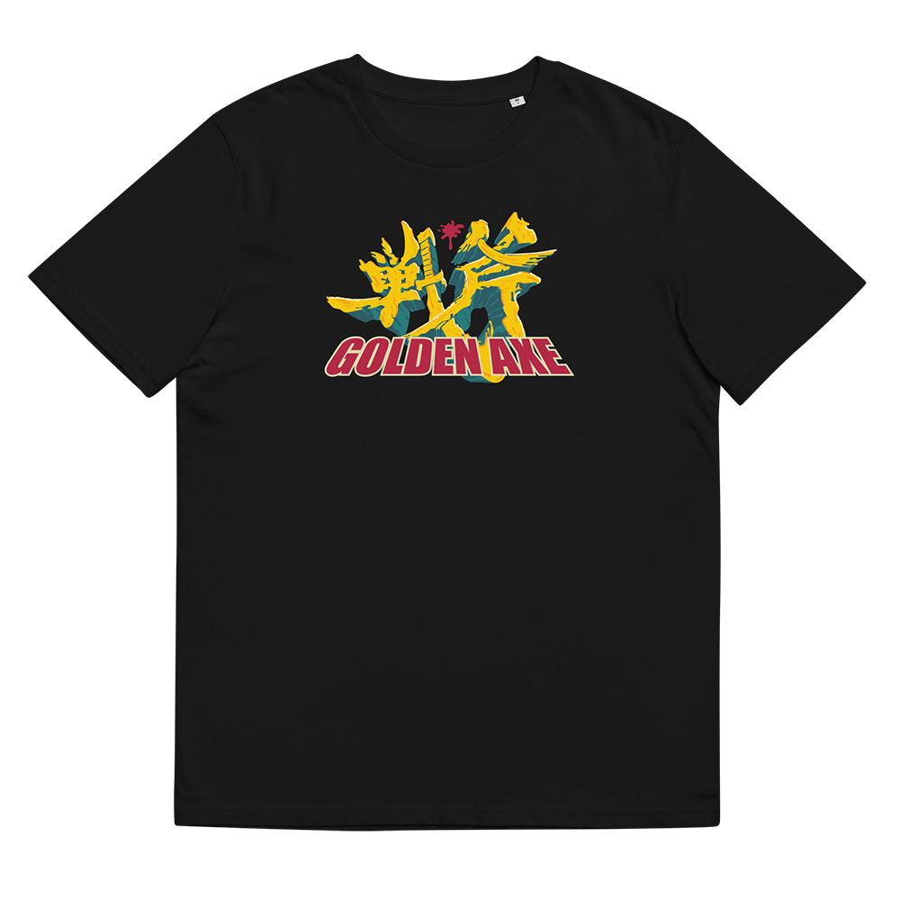 Camiseta Golden Axe Logo Negra