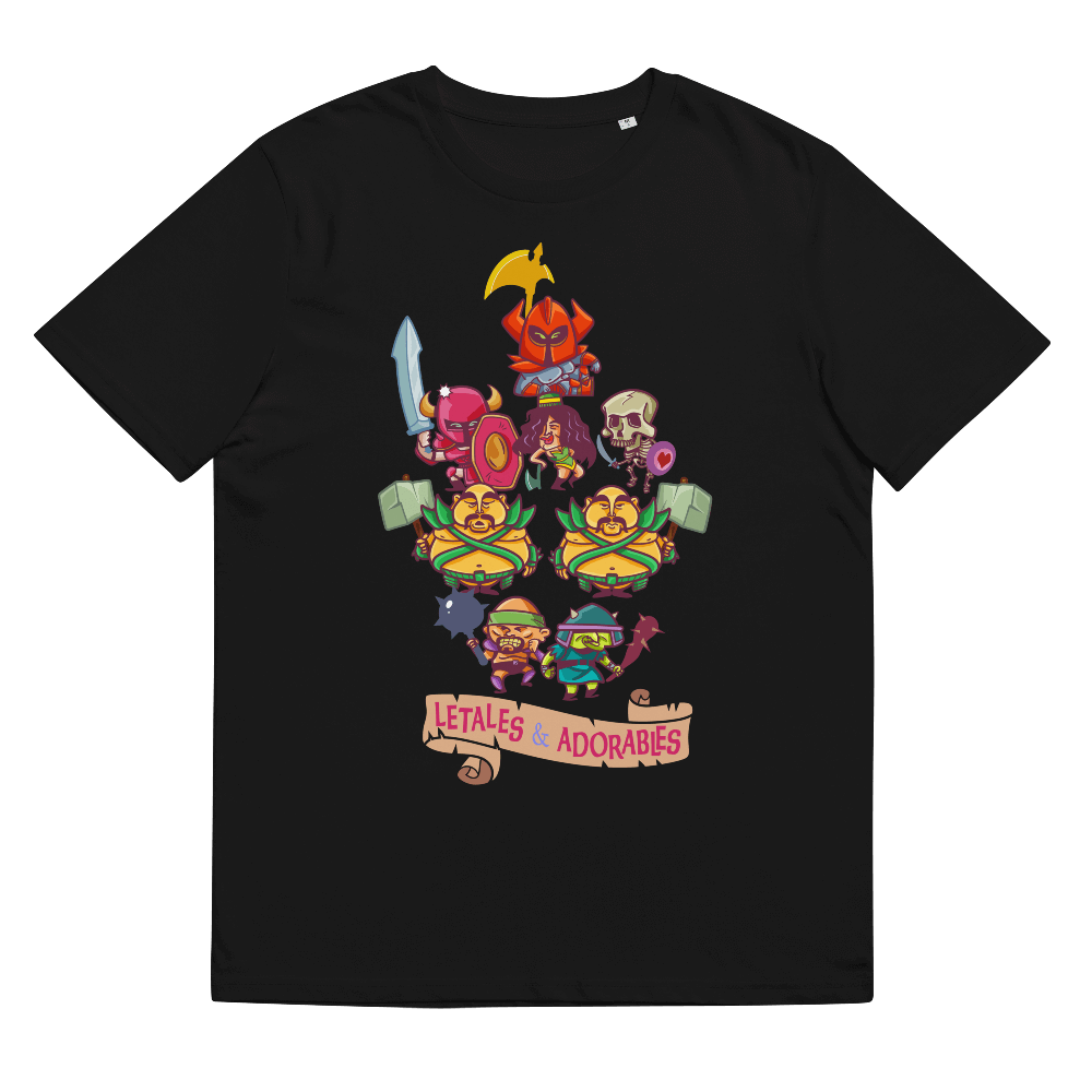 Camiseta Letales & Adorables Color: Negro