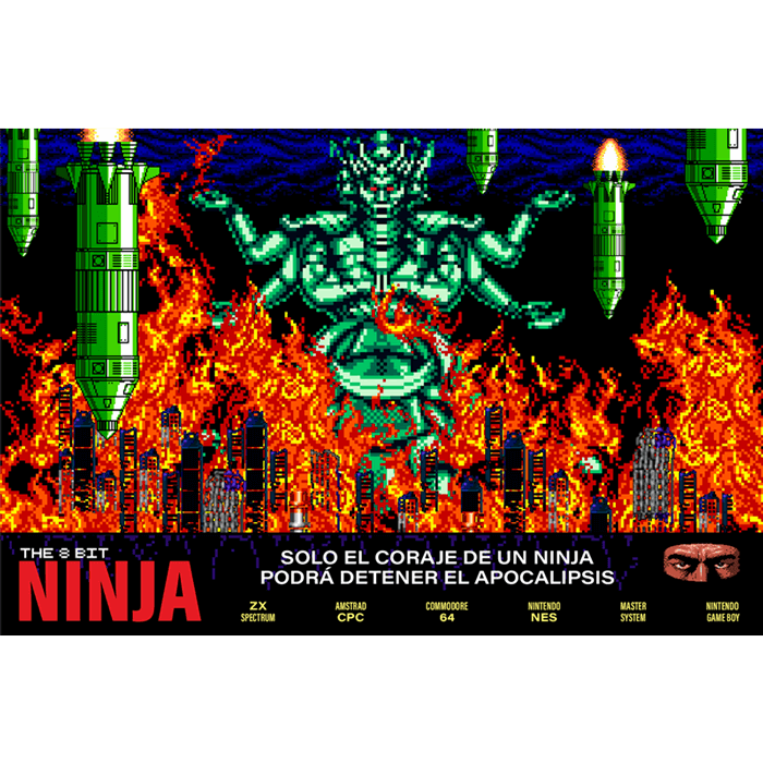 Postal Fotocromo The 8 Bit Ninja